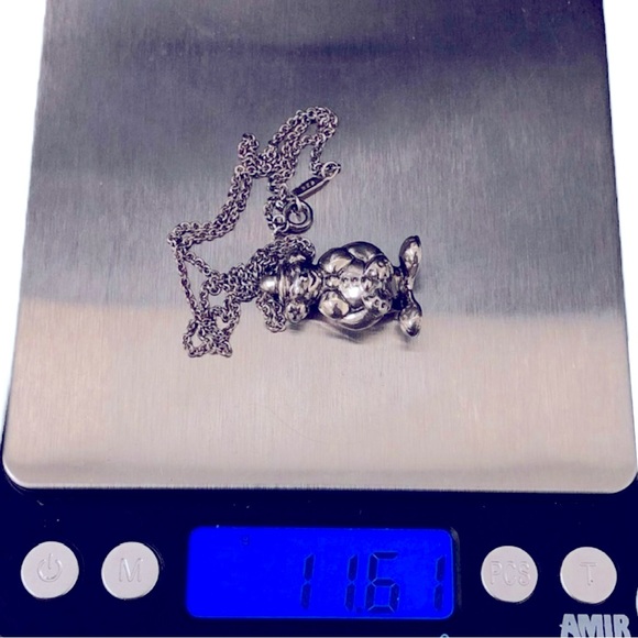 TIFFANY & CO Clown Pendant Sterling Silver .925 RARE Necklace EUC - Picture 8 of 11